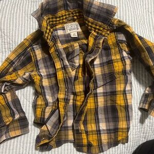 3T boys long sleeve collared shirt